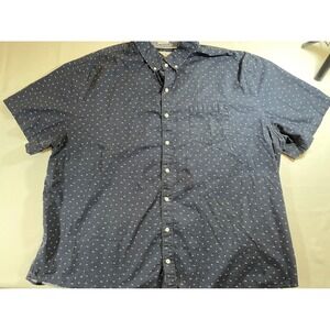 Hawker Rye Stretch Button Down Shirt Short Sleeve Patterned‎ 3XL